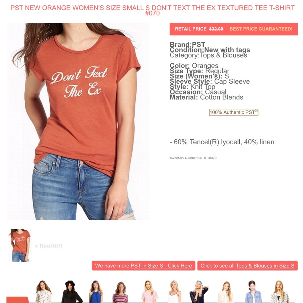 Don’t Text the Ex Graphic Tee • Size S - Picture 2 of 5